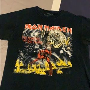 Vintage Iron Maiden Shirt Black